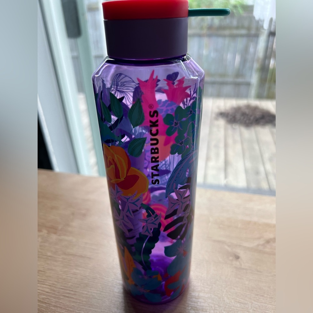Starbucks Tropical Jungle Floral Water Bottle